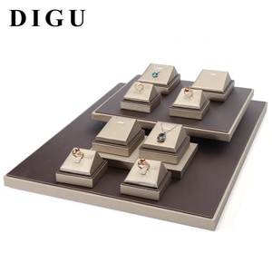 Đạo Cụ Trưng Bày Trang Sức Ngọc Bích Bằng Da Pu Digu, Kệ Trưng Bày Hoa Tai, Bộ Trưng Bày Tủ Trang Sức Giá Đỡ Trang Sức - Product Image 4