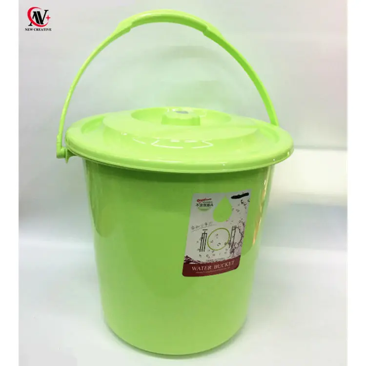 portable plastic ice pail with lid 15L