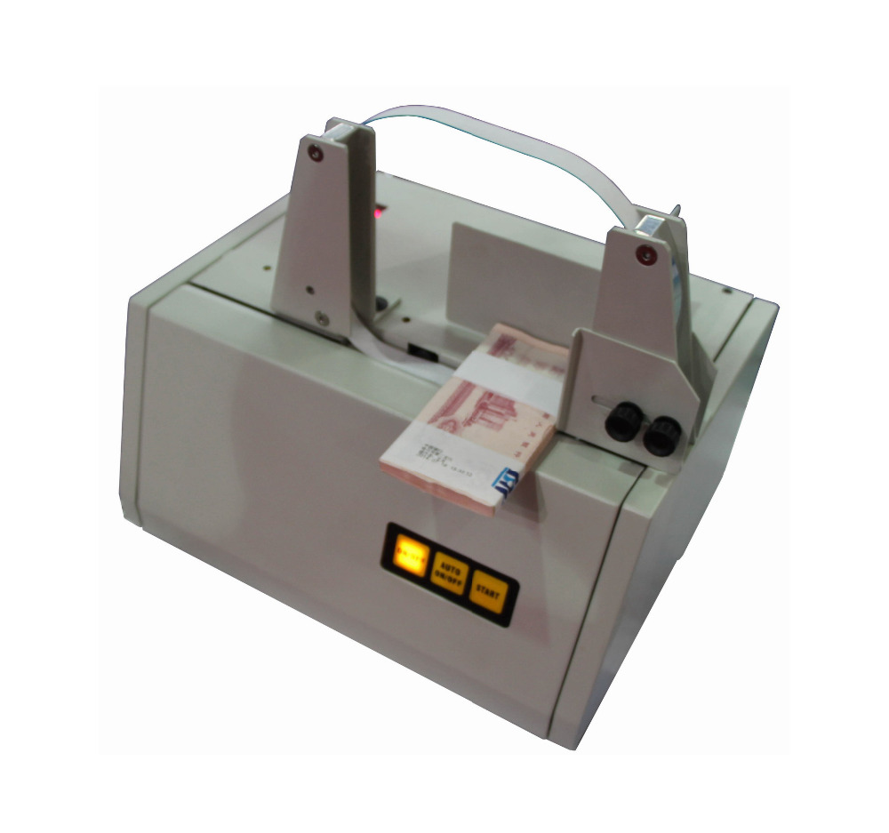 Билл деньги наличными бумажных денег полоса клея автоматический bundler/Обваловка окантовкой opp пленка пластиковые банкнот bundler