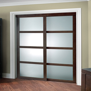 <span class=keywords><strong>Porte</strong></span> coulissante de balcon isolé blanc, panneaux élégants en bois, de grande taille, <span class=keywords><strong>porte</strong></span> de grange, en <span class=keywords><strong>miroir</strong></span> - Product Image 6