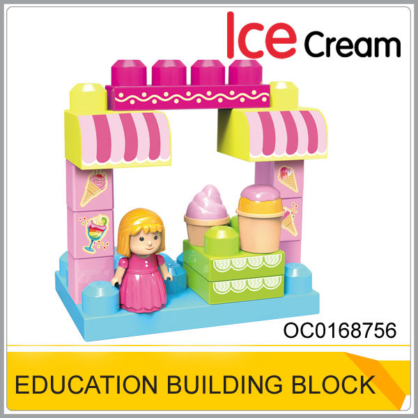2014 горячей 15 шт детей пластиковые блоки игрушка oc0168756