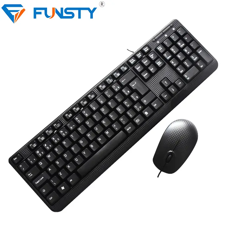 Custom Logo Computer Laptops And Desktops Accessories Parts Oem Odm Office Wired Mouse And Keyboard