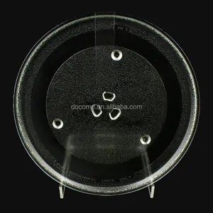 微波炉零件: 硼硅酸盐玻璃托盘MWO玻璃板多种尺寸，可选择6个固定器的烤箱板