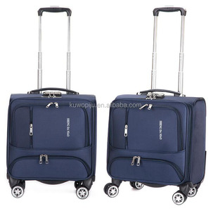 <span class=keywords><strong>Valise</strong></span> de voyage pilote en polyester marron Bagages <span class=keywords><strong>cabine</strong></span> 16 ''Spinner <span class=keywords><strong>4</strong></span> <span class=keywords><strong>roues</strong></span> bon marché - Product Image 4