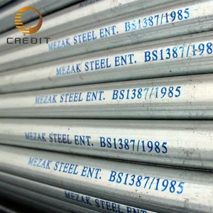 6 Zoll Stahl verzinktes Eisen rohr runde verzinkte Metallzaun pfosten