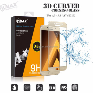 0.33mm Epaisseur 9H 3D Curved corning <span class=keywords><strong>glass</strong></span> protection écran écran pour Samsung A5 - Product Image 3