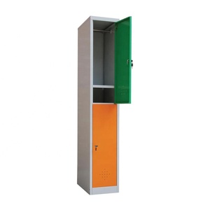 Fashion <strong>Green</strong> and Orange Closet Powder Coating Metal Locker Steel Gym <strong>Cabinet</strong> - Product Image 2