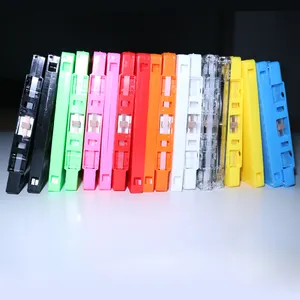 Ruban cassette audio vierge coloré, 1 mètre, avec design personnalisé