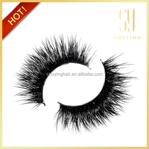 Tira de piel de visón siberiano visón pestañas etiqueta privada - Product Image 4