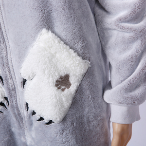 Mono de Franela Supersuave para <span class=keywords><strong>Mujer</strong></span>, Diseño de Oso <span class=keywords><strong>Polar</strong></span>, Bordado, Kigurumi de Animal para Adultos con <span class=keywords><strong>Cremallera</strong></span>, Venta al Por Mayor - Product Image 5