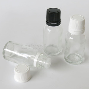 Petit européenne verre bouteilles avec tamper evident couvercles claire - Product Image 3