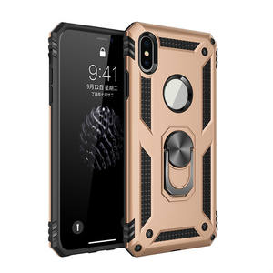 Custodia <span class=keywords><strong>e</strong></span> accessori per cellulare 2 IN 1 TPU PC Cover per cellulare per custodia <span class=keywords><strong>iPhone</strong></span> X con anello per dito - Product Image 6