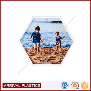 Cadeau promotionnel hexagone magnétique acrylique photo blocs photo <span class=keywords><strong>cadre</strong></span> clair acrylique <span class=keywords><strong>cadre</strong></span> photo magnétique - Product Image 4