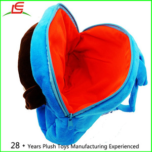 Venta caliente niños kindergarten bolso de escuela con felpa de peluche mono de juguete - Product Image 3