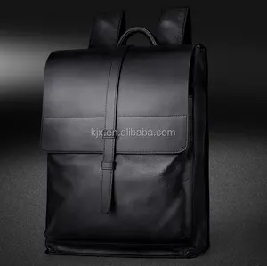 Nero PU Leather Laptop Zaino All'ingrosso