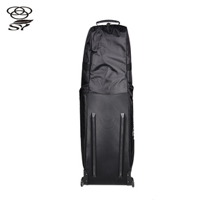 Housse de <span class=keywords><strong>voyage</strong></span> pliable pour club de <span class=keywords><strong>golf</strong></span> Sac de <span class=keywords><strong>voyage</strong></span> en nylon 840D robuste pour compagnies aériennes avec roues - Product Image 3