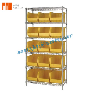 NSF & אישור CE מותאם אישית גודל מתכוונן ומוצק 6 קומות חוט מדפי - Product Image 5