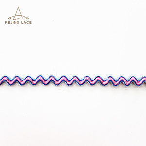 Customized Waved Bending <strong>Fringe</strong> <strong>Trims</strong> for Crafts Sewing Bows Jewelry Ric Rac <strong>Trims</strong> for Home Textiles Garment - Product Image 6