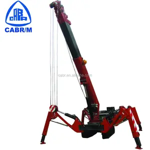 Spider crane with compact structure mobile type lifting machine
