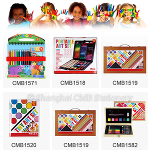 Heiße Papp verpackung großes süßes Briefpapier-<span class=keywords><strong>Set</strong></span> für Kinder Inspiration Art Case