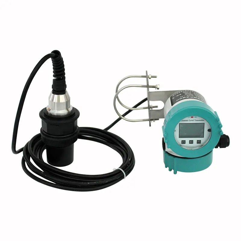Long Distance 4-20mA HART Water Level Indicate Controller Wireless Ultrasonic Water Level Meter Sensor
