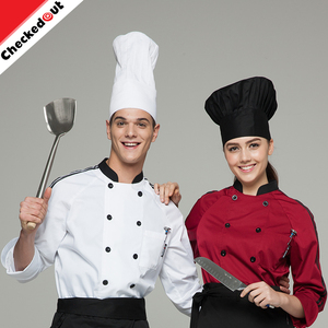 Barato al por mayor chef <span class=keywords><strong>sombrero</strong></span> alto color sólido clásico <span class=keywords><strong>sombrero</strong></span> del cocinero para <span class=keywords><strong>el</strong></span> <span class=keywords><strong>hotel</strong></span> - Product Image 1