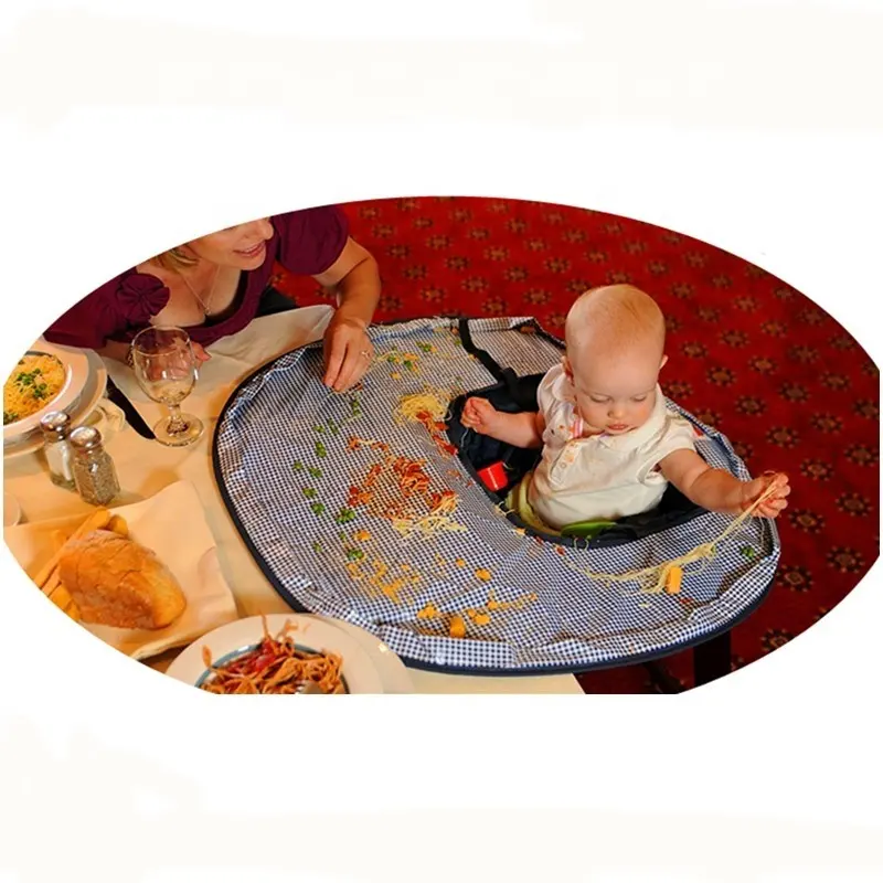 Couverture de chaise haute pour enfants, pour Restaurant et à la maison, empêche les aliments et les jouets de tomber au sol