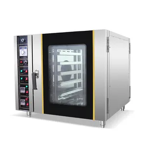 Commerciële Bakkerij Bakken Apparatuur Prijzen Bakken Oven Industriële Elektrische 5 Decks Oven Voor Cake Brood Bakken Heteluchtoven