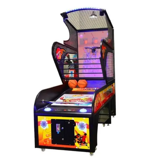 Coin Operated Arcade Basketball Shooting Game de rue Gumball Game Machine de jeu Malaysia For Sale