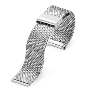 12mm à 26mm En Métal Inoxydable <span class=keywords><strong>Montre</strong></span> En Acier Bande Fil Shark Mesh Bracelet Lien - Product Image 2