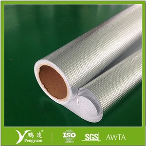 ฟิล์มmetallizedสัตว์เลี้ยง+ldpe+ผ้าทอที่ไม่ใช่ความร้อนวัสดุฉนวนกันความร้อน