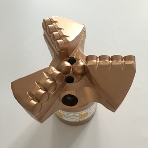 PDC ดอกสว่านสำหรับเจาะบ่อน้ำ PDC ดอกสว่านเจาะด้วยใบพัด3ใบมีด - Product Image 6