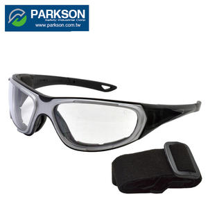 ไต้หวันสปอร์ตควันเลนส์ป้องกันผลกระทบตาป้องกันวงยืดหยุ่นแว่นตาความปลอดภัย ANSI Z87.1 SS-6100 - Product Image 1