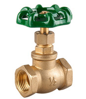 صمام إيقاف نحاسي JD-3008 NPT BSPT AB