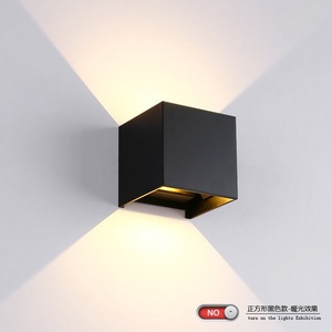 Kontak Adjustable Beam Angle Waterproof 7W 12W <strong>Dimmable</strong> up Down Cube Outdoor <strong>LED</strong> <strong>Wall</strong> Lamp <strong>Light</strong> - Product Image 4