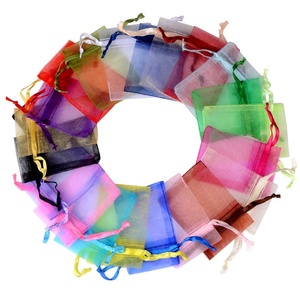 Sacs <span class=keywords><strong>en</strong></span> organza de 7x9 cm (2,75 x 3,54 pouces) avec cordon de serrage, pochettes de présentation pour bijoux, sacs cadeaux pour mariage, emballage de cosmétiques, sacs cadeaux <span class=keywords><strong>en</strong></span> <span class=keywords><strong>tulle</strong></span> - Product Image 1