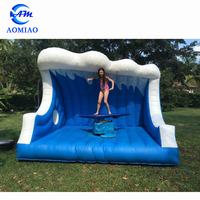 Tapis de surf mécanique double gonflable, pour jeu de parc, usine directe, nouveauté
