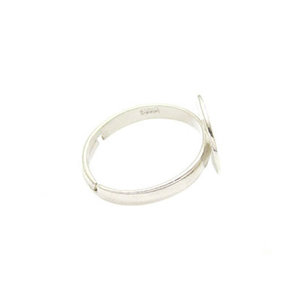 Beadsnice Identificación espacios en blanco 16.697 anillos <span class=keywords><strong>de</strong></span> plata <span class=keywords><strong>de</strong></span> <span class=keywords><strong>ley</strong></span> 925 ajustables con 12 mm <span class=keywords><strong>de</strong></span> diámetro <span class=keywords><strong>de</strong></span> base mejor op - Product Image 2