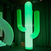 Cactus gonflable de la publicité extérieure LED | Gonflables décoratifs pour des événements