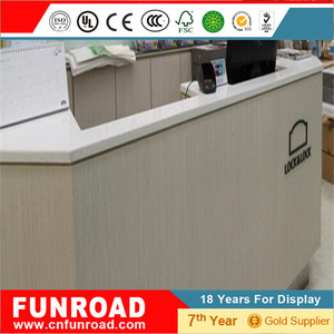 Mostrador <span class=keywords><strong>de</strong></span> recepcion o cajero para tiendas <span class=keywords><strong>de</strong></span> mult uso con MDF pintura hornada - Product Image 1