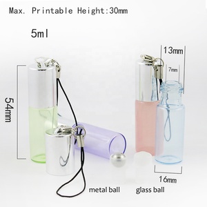 มินิสีรุ้งโรลเลอร์บนขวดลิปกลอสคอนเทนเนอร์จี้ขวดใช้สำหรับน้ำมันหอมระเหย - Product Image 5