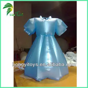 Special Blue Inflatable Wedding Dress