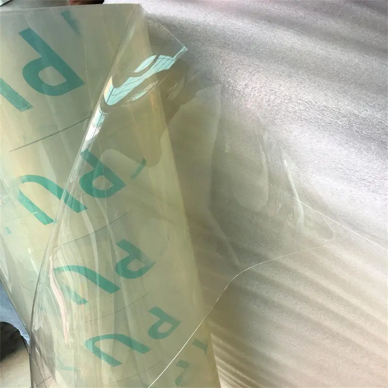 Alta calidad termoplástico poliéster TPU transpirable suave de plástico de la película para deporte al aire libre solicitud presentada