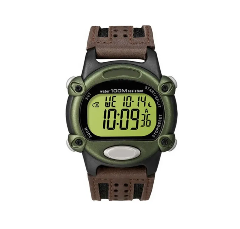 Women Wrist digital watches 10atm Waterproof Plastic Digital watches leather strap digital watches