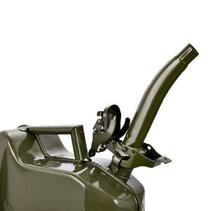 Produit chaud Méta portative Militaire en acier inoxydable <span class=keywords><strong>5L</strong></span> standard Américain d'<span class=keywords><strong>essence</strong></span> jerrycan <span class=keywords><strong>avec</strong></span> étui <span class=keywords><strong>bec</strong></span> - Product Image 3