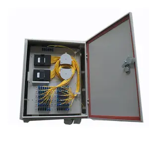 16 noyaux Fiber Optique Boîte à Bornes/Fiber Optique Boîte De Jonction De Câble Avec 2 Pinces