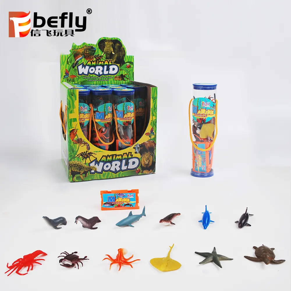 Bộ sưu tập trẻ em động vật biển hình set thống nhựa đồ chơi