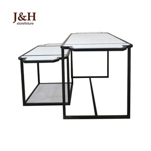Clothing Store Fixture High-end Metal Grid Clothes Retail <strong>Table</strong> Garment Display <strong>Nesting</strong> <strong>Table</strong> - Product Image 2