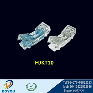 Conector de junta de cable de bloqueo de teléfono HJKT10 101E, conector en línea Chapado en estaño o de latón, diámetro 0,4-0,7mm, a petición - Product Image 3