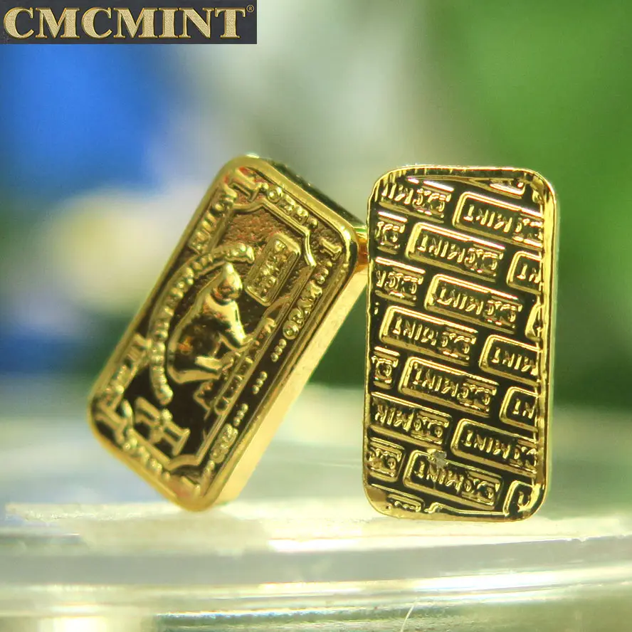 <span class=keywords><strong>नई</strong></span> आगमन सोना मढ़वाया सिक्के 1 ग्राम 999 टाइटेनियम सोना मढ़वाया भालू बार